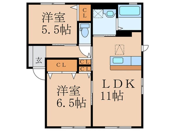 フォレストビレッジの物件間取画像